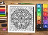 Mandalas Complexes : Livre De Coloriage Pour Adultes - 86 pages Format 21,5 x 21,5 cm