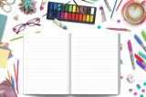 Cahier d'écriture cursive pour débutants : 6 ans et + / 108 pages Format 21,5 x 28 cm
