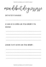 Journal de grossesse - 9 mois à t'attendre : mon carnet de grossesse à remplir chaque semaine - 96 pages Format 18 x 25 cm