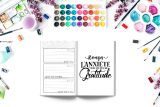 Pratique l'art de la gratitude en appréciant les petites choses de la vie : un carnet de reconnaissance de 5 minutes pour les femmes et les jeunes filles - 120 pages Format 15 x 22 cm