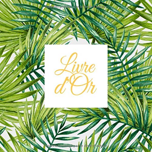 Livre d'Or Mariage, Anniversaire, EVJF, Noce, Baby shower, Pacs, Fête, Baptême, Départ retraite | 101 pages à remplir | Format carré 21x21 cm