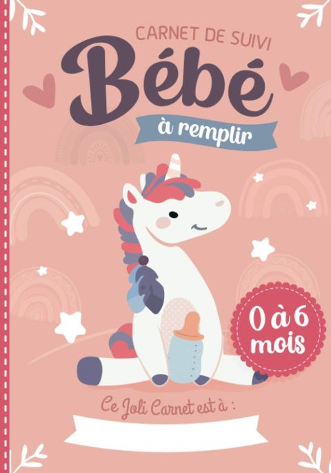 Carnet de Suivi Bébé à remplir 0 à 6 mois - cahier tout en un pour un suivi quotidien de bébé - 206 pages Format 18 x 25 cm