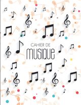 Cahier De Musique : Carnet De Partitions - Grands Carreaux et Portées - 12 Portées par Page - Format A4 - 108 pages