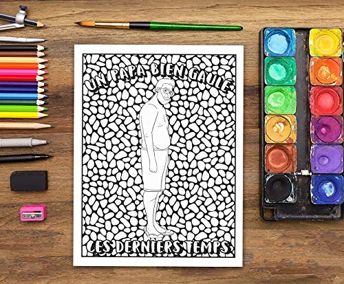 Vie de papa : Un livre de coloriage pour homme viril - 88 pages Format A4