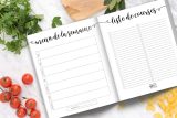 Planificateur de repas : Organise, suis et planifie tes menus de la semaine : Un journal, carnet de bord, agenda et suivi alimentaire - 108 pages Format 19x23 cm