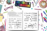 Guide du débutant en calligraphie moderne et lettrage à la main pour enfants : Un cahier d'activités amusant pour apprendre le hand lettering - 108 pages Format 21,5 x 28 cm