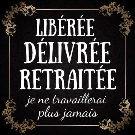 Libérée délivrée retraitée : livre d'or depart collegue Travail femme - cadeau depart retraite humoristique - 100 pages Format 21 x 21 cm