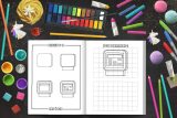 Robots : Apprenons à dessiner - Un cahier d'activités rigolo avec 40 illustrations et des guides pas à pas pour apprendre le dessin aux débutants - 86 pages Format A4
