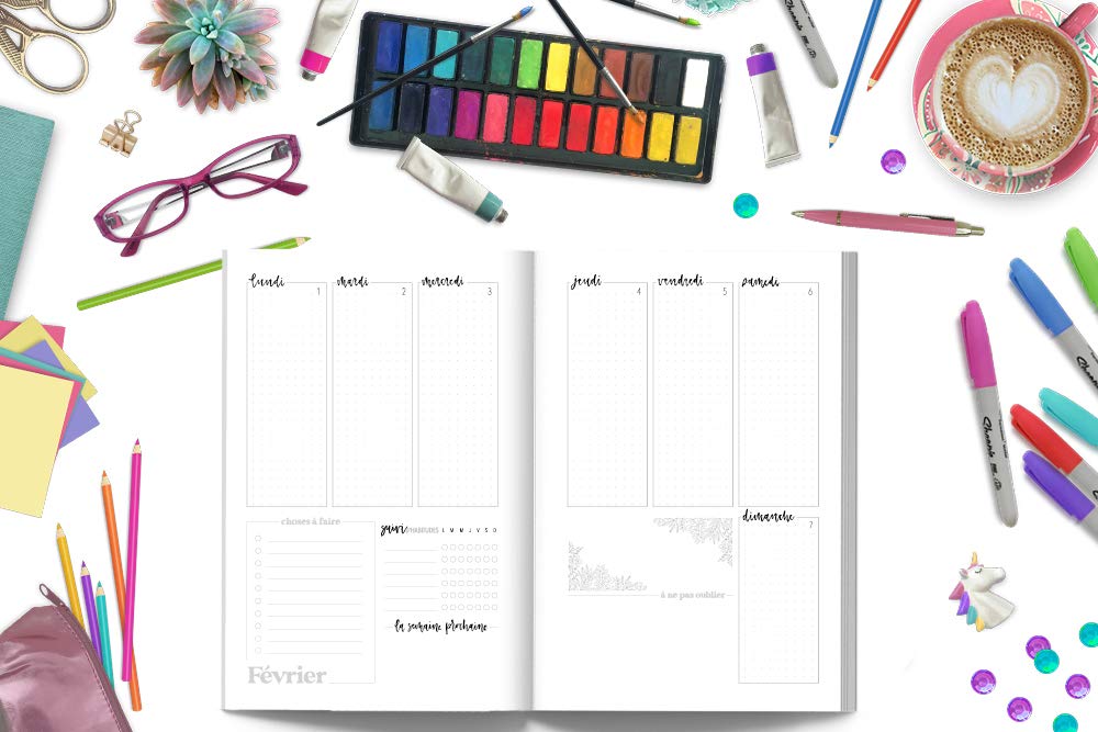 Agenda 2021 : Carnet semainier & journalier, calendrier - 138 pages Format 15 x 22 cm