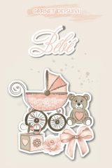 Bébé: 120 pages, journal de bord, carnet de suivi - 120 pages Format 15 x 22 cm