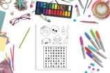 Mots cachés pour enfants : Cahier d'activités : 3-10 ans - 92 pages Format 21,5 x 28 cm
