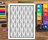Arts Decoratif : Livre De Coloriage Pour Adultes - Motifs art déco - 86 pages Format A4