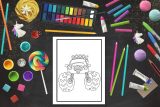 Livre de coloriage pour les tout-petits (1 à 3 ans) 35 illustrations mignonnes sur le thème des voiture, camions, bateaux et des avions - 74 pages Format A4