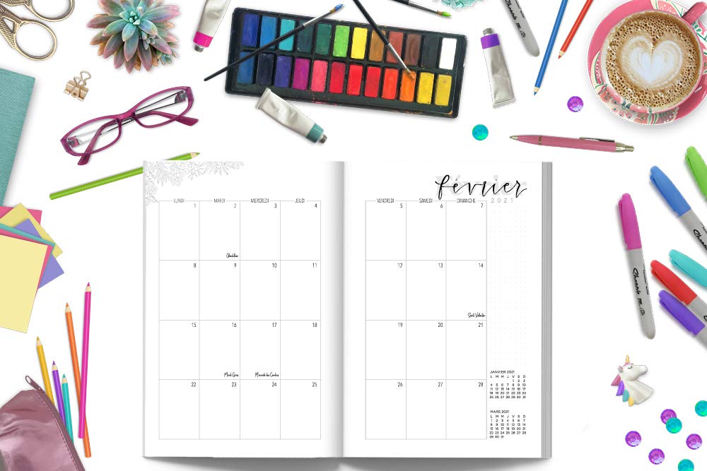 Agenda 2021 : Petite fourmi travailleuse - Carnet semainier & journalier, calendrier année civile - 138 pages Format 15 x 22 cm