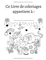 Licorne - Livres de coloriages pour les enfants de 4 à 9 ans: Grand format A4 - Cadeau parfait pour les enfants