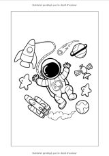 L'espace Cahier D'activités pour Enfants : Age 5 - 10 ans - 76 activités pour apprendre en s'amusant Sur La Science de l'Espace - Format 18 x 25 cm