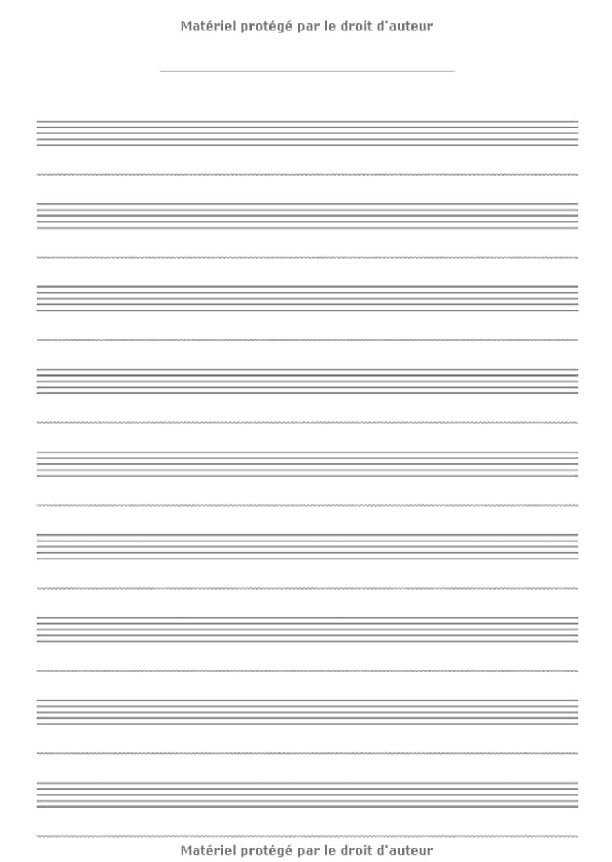 Cahier de musique avec portées et annotations pour la composition musicale - solfège - partitions - 48 pages - Grand format A4 : 21x 29,7 cm - Couverture brillante