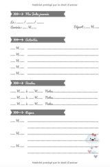 CARNET LIAISON NOUNOU : cahier de transmissions nounou parents pour faciliter la communication au quotidien - 100 pages - format 15 x 22 cm