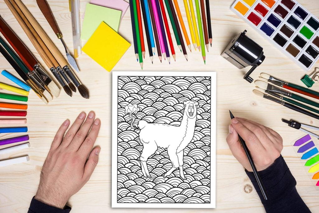Animaux péteurs : un livre de coloriage décalé pour adultes - 66 pages Format A4