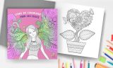 Livre De Coloriage Pour Les Filles Âge 10+: animaux, fées, sirènes, princesses, chevaux - 77 pages Format 21,5 x 21,5 cm