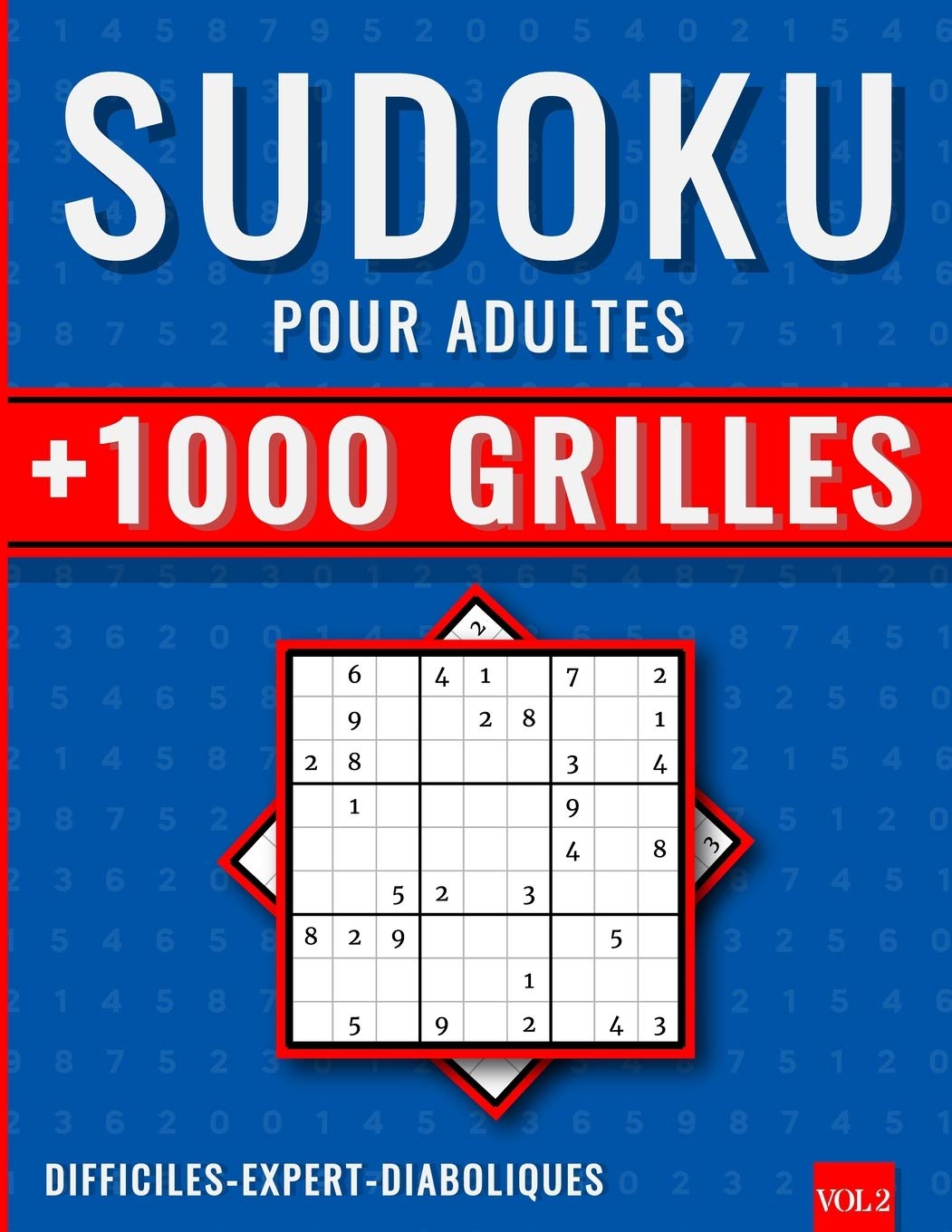 1000 Sudoku Adulte Difficile + Expert + Diabolique : Sudoku Niveau Extrême, 1000 Grilles Sodoku - 21,5 x 28 cm - 212 pages