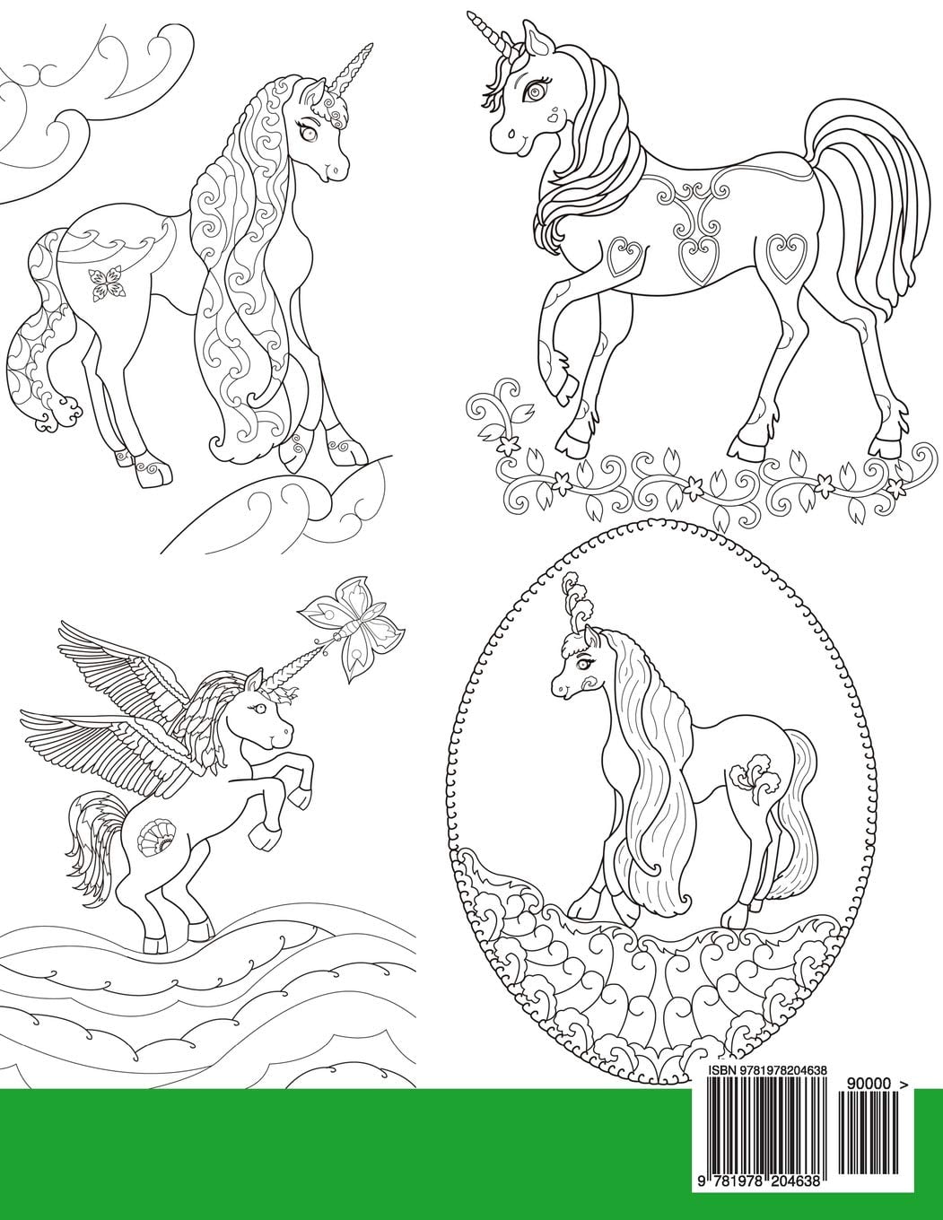 Livre Licorne coloriage magique - 54 pages Format A4