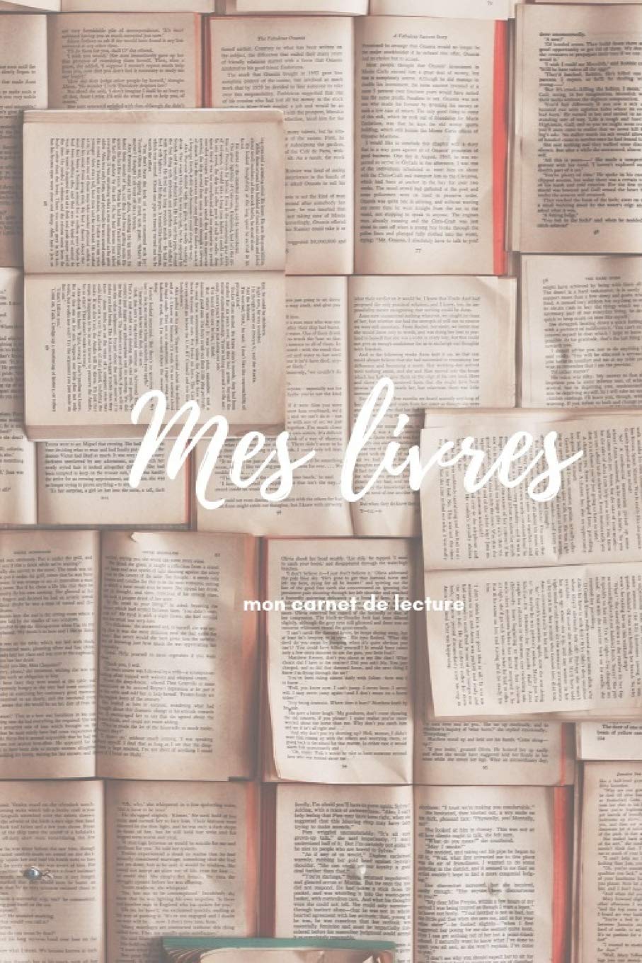 Mes livres mon carnet de lecture - 100 pages Format 15 x 22 cm