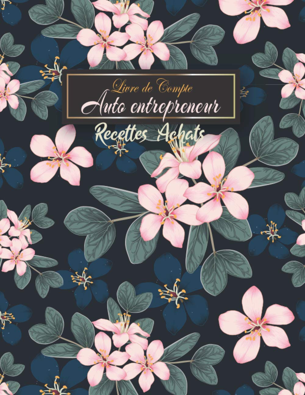 livre de compte auto entrepreneur : Cahier de comptabilité | Recette achat | Registre des recettes | Carnet comptabilite | achats micro entreprise | 120 Pages Format A4