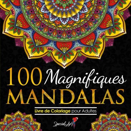 100 Magnifiques Mandalas : Livre de Coloriage pour Adultes (Volume 2) - 213 pages Format 21,5 x 21,5 cm
