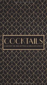 Cocktails : Carnet de recettes & dégustation - 108 pages Format 12x23 cm