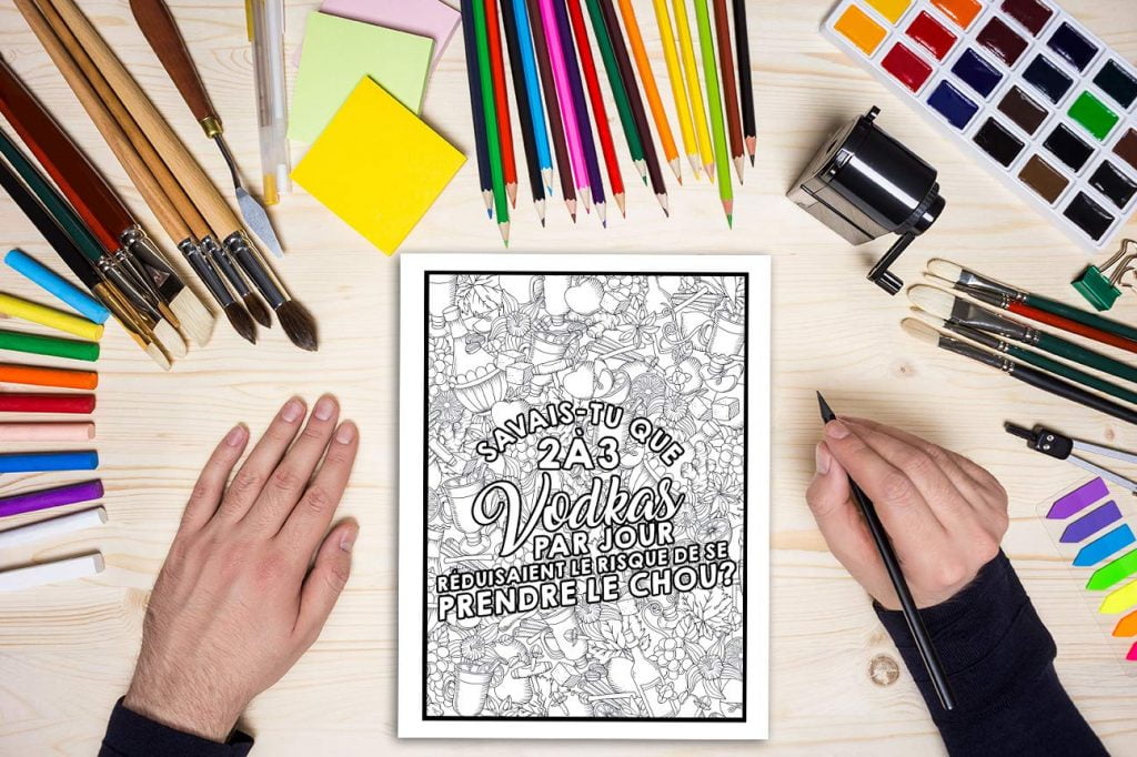 Cette infirmière a besoin d’un p*tain de cocktail - Livre de coloriage grossier pour adultes - 110 pages Format A4
