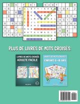 Livres de mots croisés Enfant 8-12 ans : 100 mots de recherche et 100 Sudoku avec solutions - 143 pages Format 21,5 x 28 cm