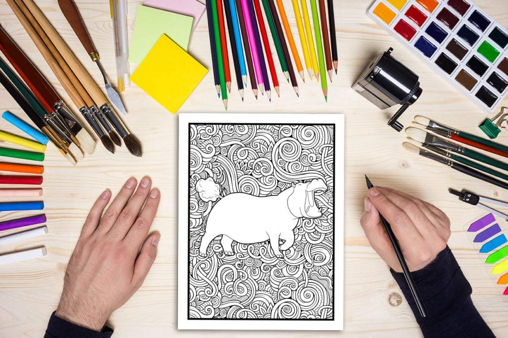 Animaux péteurs 2 : un livre de coloriage décalé pour adultes - 66 pages Format A4