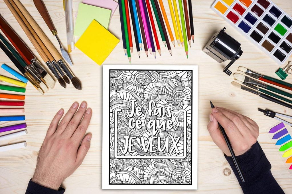 Mamie a besoin d'un p*tain de verre de vin : Un livre de coloriage grossier pour adultes - 108 pages Format A4