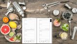Cocktails : Carnet de recettes & dégustation - 108 pages Format 12x23 cm