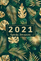 Agenda Semainier 2021 : A5 - Janvier à Decembre 2021 - Planner Organisateur Planificateur - 146 pages Format 15 x 24 cm