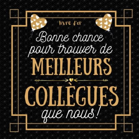 Livre d'or depart collegue Travail femme homme , cadeau départ retraite humoristique - 100 pages Format 21 x 21 cm