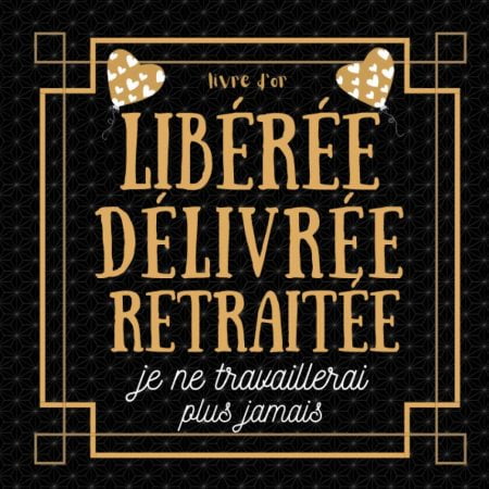 Livre d'or depart collegue Travail retraite , cadeau depart retraite humoristique , Alternative carte depart collegue - 100 pages Format 21 x 21 cm