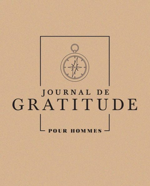Journal de gratitude pour hommes - 104 pages Format 19x23 cm