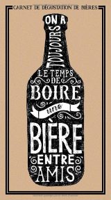 Carnet de dégustation de bières - 108 pages Format 12x23 cm