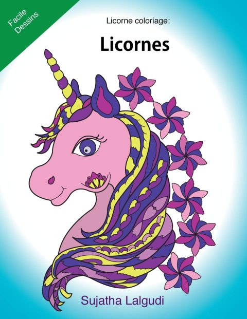 Livre Licorne coloriage magique - 54 pages Format A4