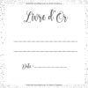 LIVRE D'OR : Mariage - Anniversaire - Baby Shower - Naissance - Baptême - 101 pages Format 21,5 x 21,5 cm