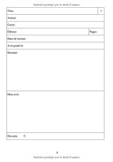 Mes Lectures : Carnet de lecture - 110 pages Format 14 x 21 cm (A5)