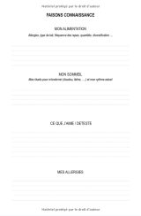 Carnet de liaison nounou : Cahier de transmission pour assistante maternelle et parents - 255 pages - Format A5
