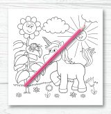 Licornes Livre de coloriage pour enfants et adultes - Format 21,5 x 21,5 cm - 66 pages