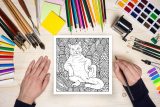Fesses de chat : un livre de coloriage pour les amoureux des chats - 66 pages Format 21,5 x 21,5 cm