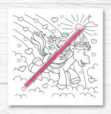 Licornes Livre de coloriage pour enfants et adultes - Format 21,5 x 21,5 cm - 66 pages