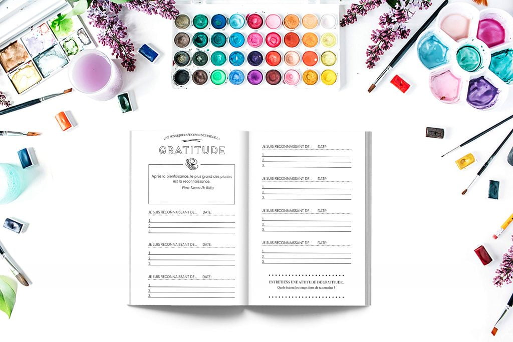 Une bonne journée commence par de la gratitude : Carnet de gratitude : Entretiens une attitude de gratitude - 118 pages format 15 x 22 cm