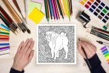 Fesses de chien : un livre de coloriage pour les amoureux des chiens - 76 pages Format 21,5 x 21,5 cm