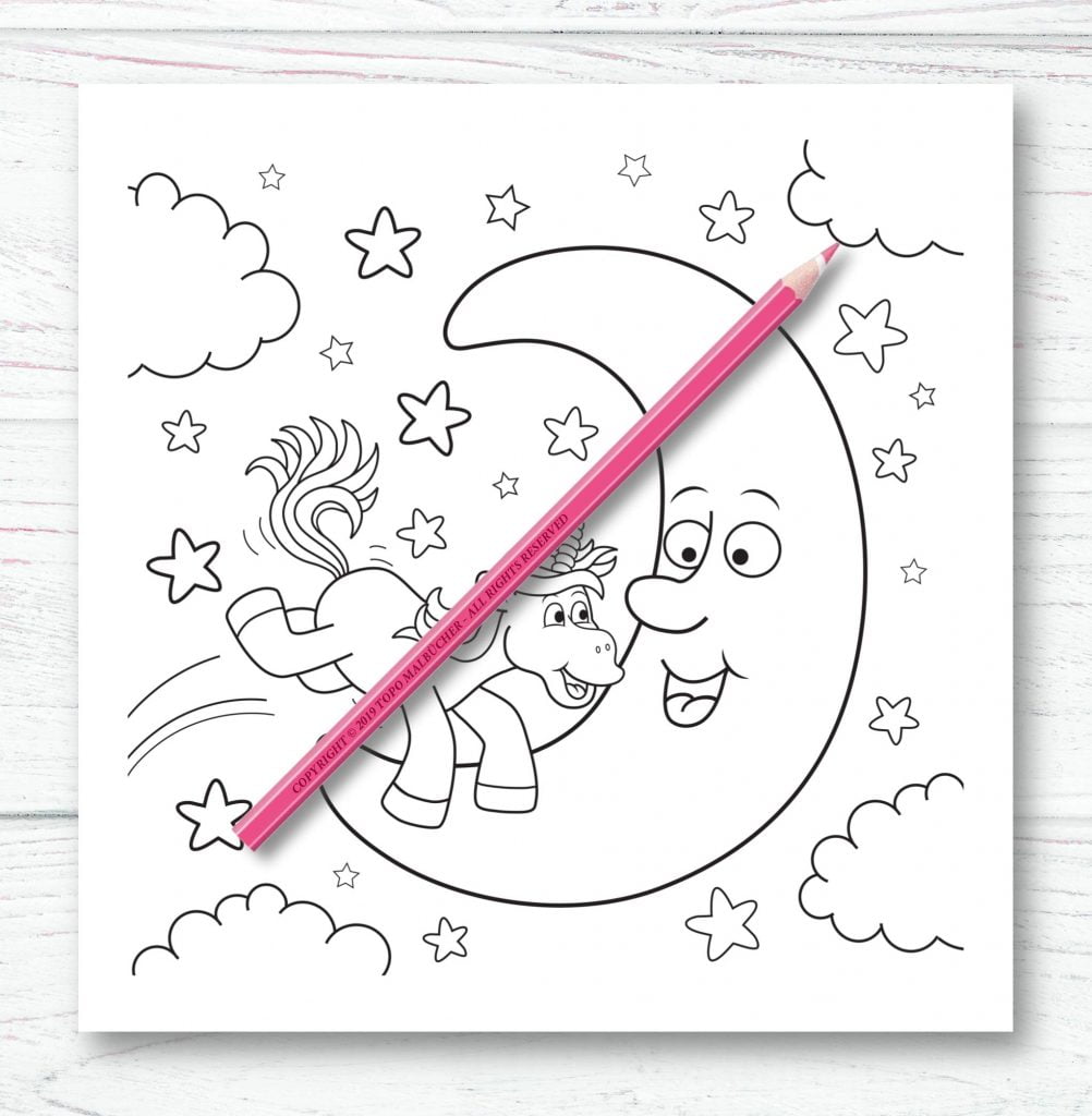 Licornes Livre de coloriage pour enfants et adultes - Format 21,5 x 21,5 cm - 66 pages